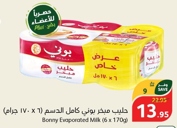 Bonny Evaporated Milk (6 x 170g)