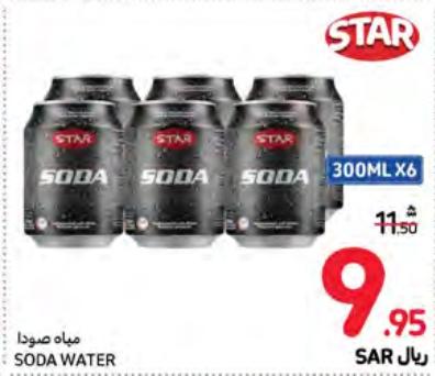 STAR Soda Water 300ML x6