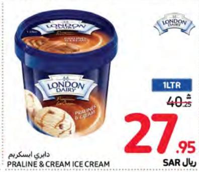 London Praline & Cream Ice Cream 1 lTR