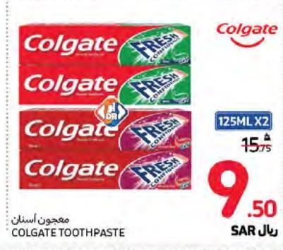 Colgate Toothpaste, 125ML x 2