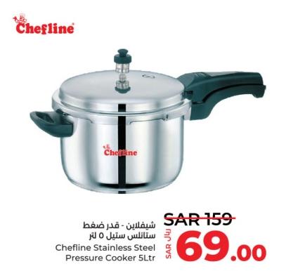 Chefline Stainless Steel Pressure Cooker 5Ltr