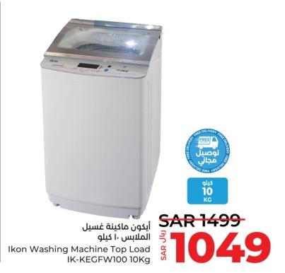 Ikon Washing Machine Top Load 10 Kg