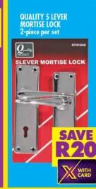 QUALITY 5 LEVER MORTISE LOCK