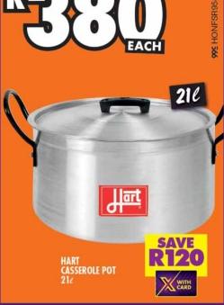 HART CASSEROLE POT