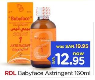 Babyface Astringent 160ML