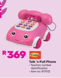 Winfun Talk 'n Pull Phone