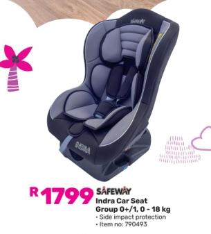 Safeway Indra Car Seat Group 0+/1, 0 - 18 kg