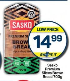 Sasko Premium Slices Brown Bread 700g