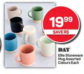 Day Ellie Stoneware Mug Assorted Colours Each