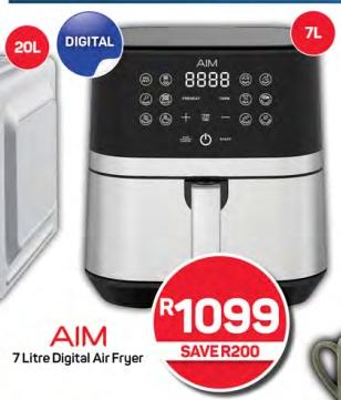 AIM 7 Litre Digital Air Fryer