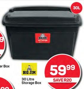 Big Jim 30 Litre Storage Box