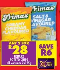 Frimax Potato Chips all variants