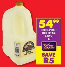 Douglasdale Full Cream Amasi 4L