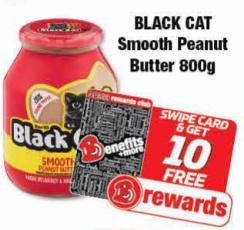 BLACK CAT Smooth Peanut Butter 800gm 