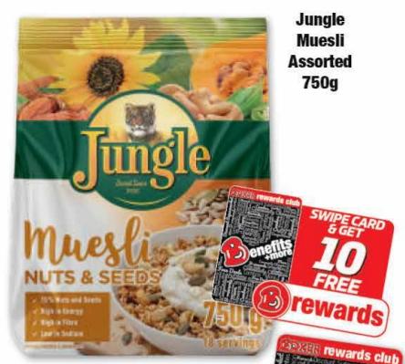 Jungle Muesli Assorted 750g 