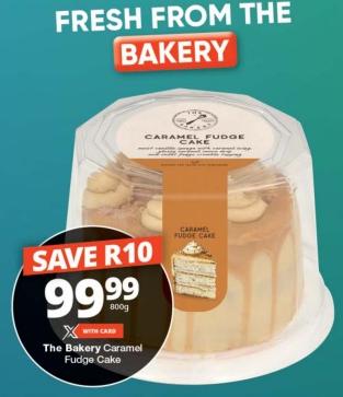 The Bakery Caramel Fudge Cake 800 Gm