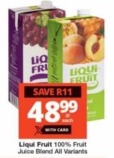 Liqui Fruit 100% Fruit Juice Blend All Variants