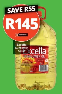 Excella Sunflower Oil 5L