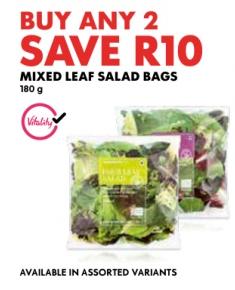 Mixed Leaf Salad Bags