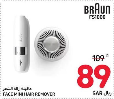 BRAUN FACE MINI HAIR REMOVER FS1000