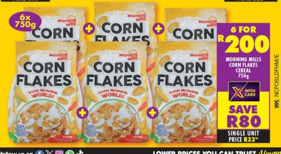 Morning Mills Corn Flakes Cereal 750g