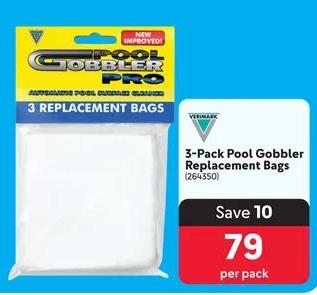 Verimark 3-Pack Pool Gobbler Replacement Bags