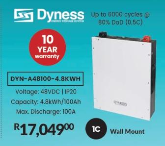 Dyness Energy Storage System DYN-A48100-4.8KWH