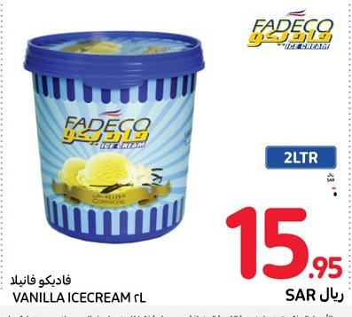 Fadeco Vanilla Ice Cream 2Ltr 