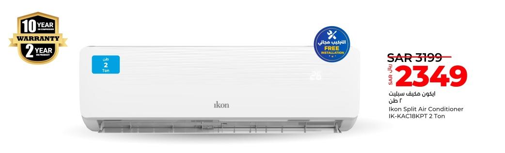 Ikon Split Air Conditioner IK-KAC18KPT 2 Ton