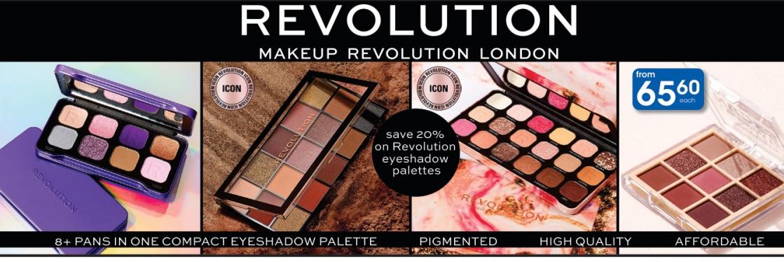 Revolution Eyeshadow Palettes