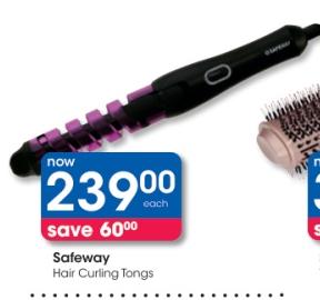 Safeway Hair Curling Tongs