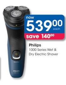 Philips 1000 Series Wet & Dry Electric Shaver