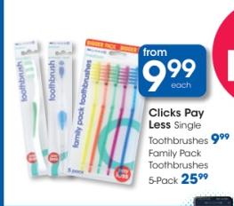 Single Toothbrushes