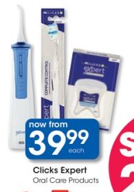 Clicks Expert Oral Care Products