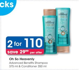 Oh So Heavenly Advanced Benefits Shampoo 375 ml & Conditioner 350 ml