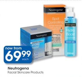 Neutrogena Facial Skincare Products