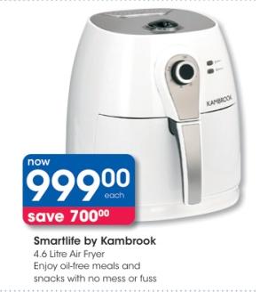 Smartlife by Kambrook 4.6 Litre Air Fryer