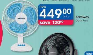 Safeway Desk Fan