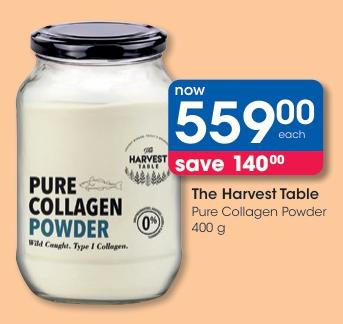 The Harvest Table Pure Collagen Powder 400 g