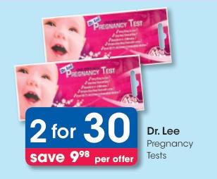 Dr. Lee Pregnancy Tests