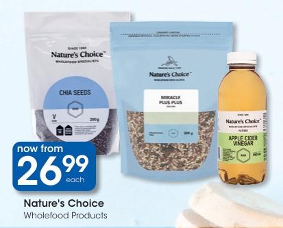 Nature's Choice Wholefood Products