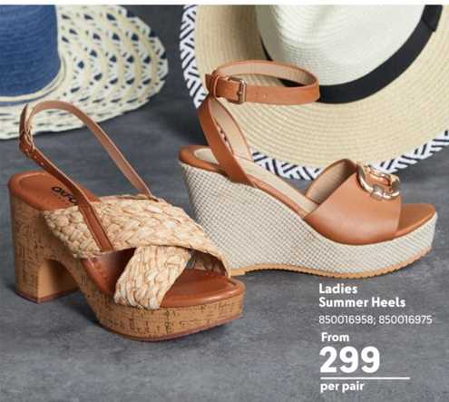 Ladies Summer Heels