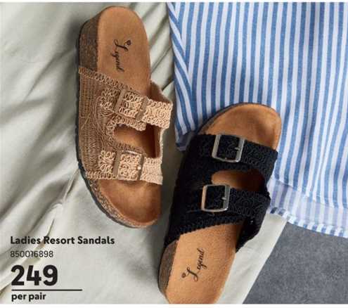 Ladies Resort Sandals