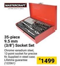 Mastercraft 35-piece 9.5 mm (3/8") Socket Set