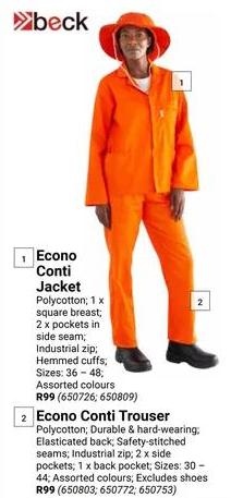 Beck Econo Conti Jacket