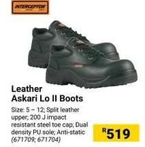 Interceptor Leather Askari Lo II Boots