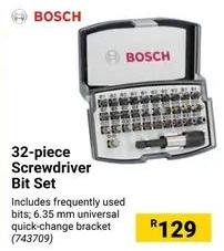 Bosch 32-Piece Screwdriver Bit Set