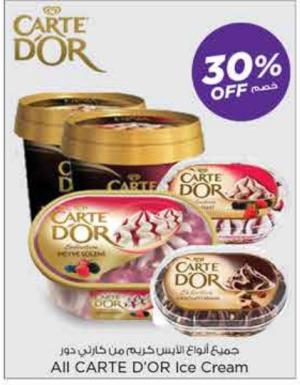 All CARTE D'OR Ice Cream