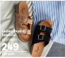 Ladies Resort Sandles 