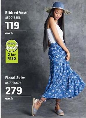 Floral Skirt each 